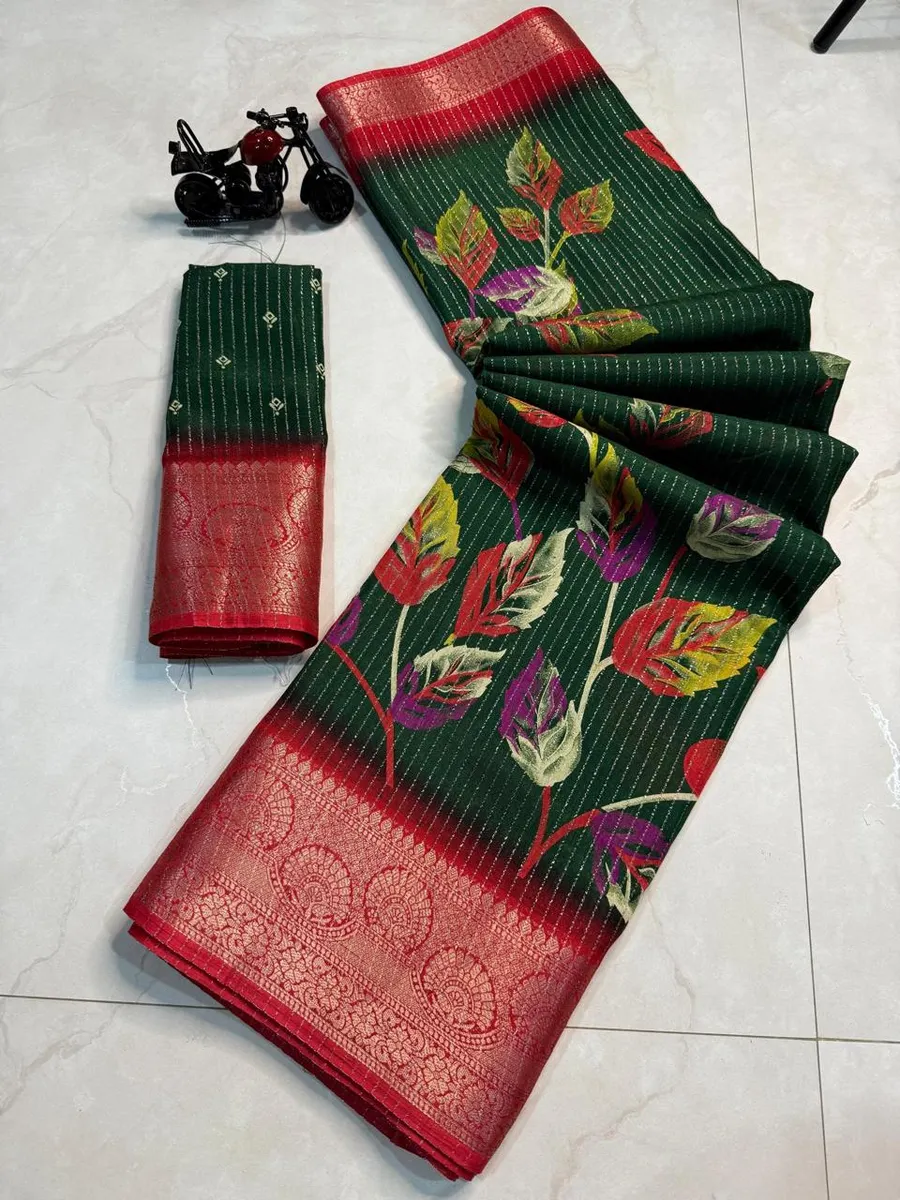 Rekko Silk Saree with Blouse – Elegant & Lightweight